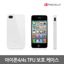 [iPhone4/4S] 아이폰4,4s TPU 보호케이스 Flexible Case (White) FLEXFITP4SW